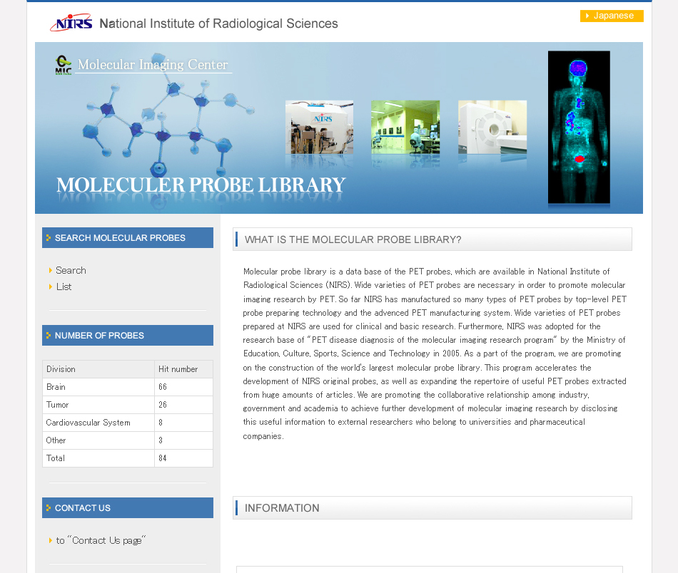 Molecular Probe Library NIRS